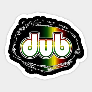 Dub-RastaOval Sticker
